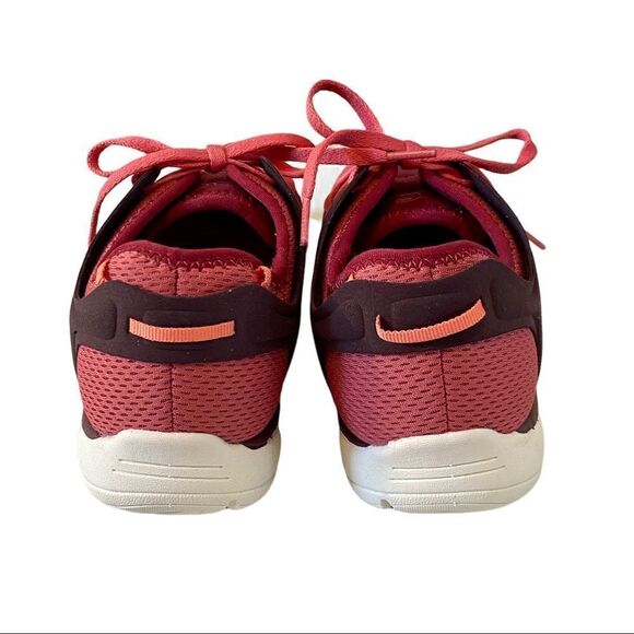 Easy Spirit Wide Width Dark Pink Rally2 Walking Shoes. - Picture 4 of 7